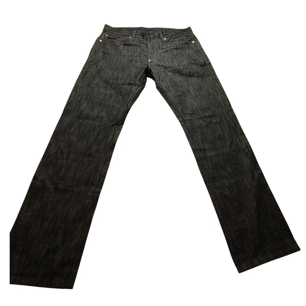 Sean John Men's Dark Wash Denim Jeans Size 34x34 Straight Leg Cotton Streetwear